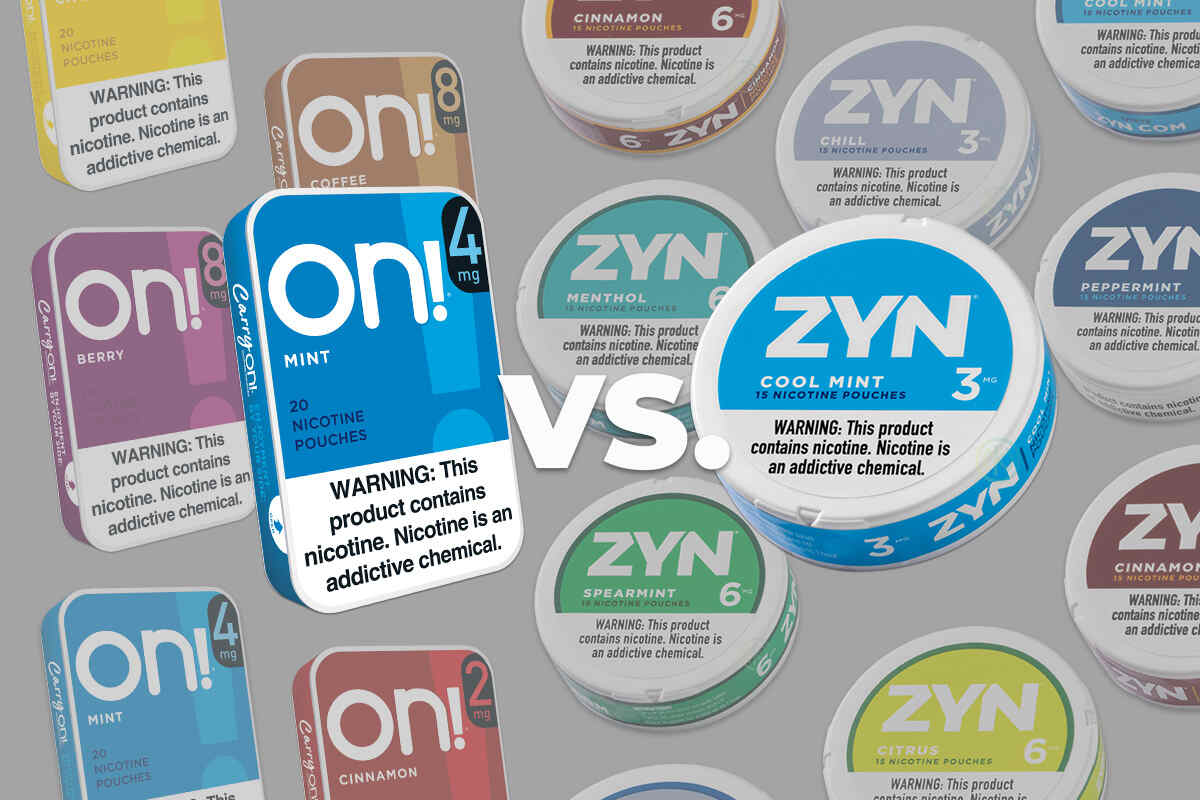 ZYN Vs On! - Comparison Nicotine Pouches